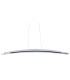 Bow Dimmable LED Bar Pendant Ceiling Light Chrome 3000K-1