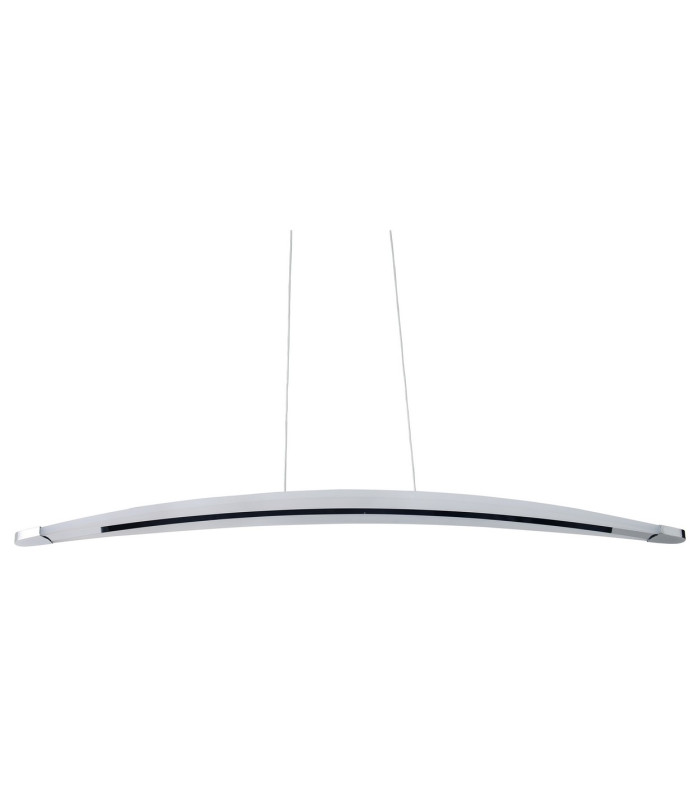 Bow Dimmable LED Bar Pendant Ceiling Light Chrome 3000K-1