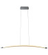 Bow Dimmable LED Bar Pendant Ceiling Light Chrome 3000K-4