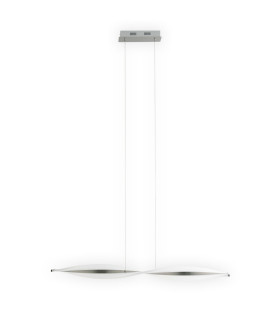 Nina Dimmable LED Bar Pendant Ceiling Light Steel-Blank 2954K-1