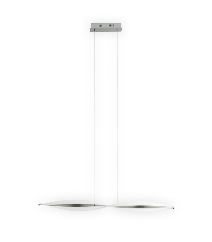 Nina Dimmable LED Bar Pendant Ceiling Light Steel-Blank 2954K-1