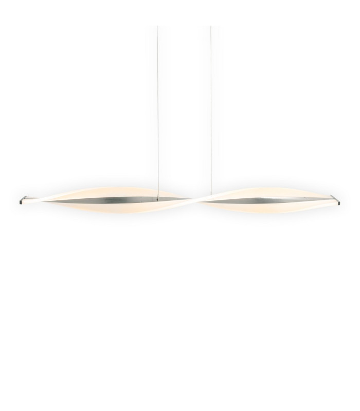 Nina Dimmable LED Bar Pendant Ceiling Light Steel-Blank 2954K-5