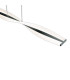 Nina Dimmable LED Bar Pendant Ceiling Light Steel-Blank 2954K-6