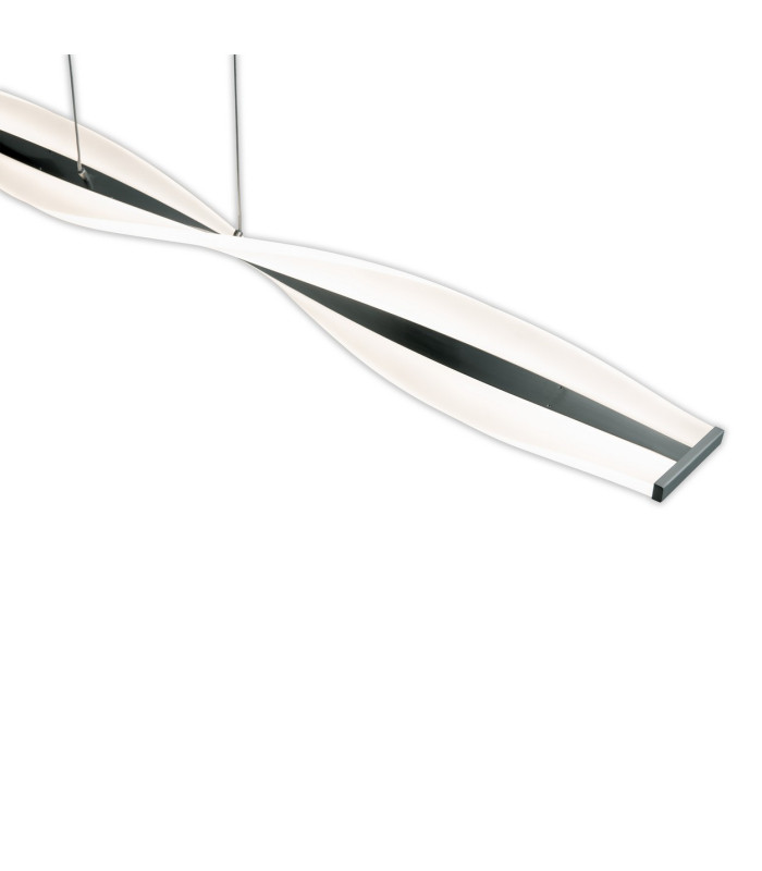 Nina Dimmable LED Bar Pendant Ceiling Light Steel-Blank 2954K-6