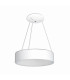 Carla Dimmable LED 45cm Cylindrical Pendant Ceiling Light White 2700-6000K Remote Control-1