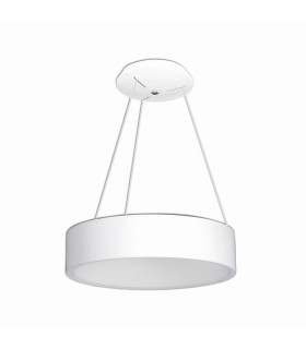 Carla Dimmable LED 45cm Cylindrical Pendant Ceiling Light White 2700-6000K Remote Control-1