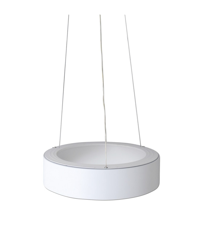 Carla Dimmable LED 45cm Cylindrical Pendant Ceiling Light White 2700-6000K Remote Control-5