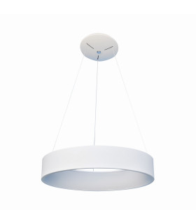 Carla Dimmable LED 60cm Cylindrical Pendant Ceiling Light White 2700-6000K Remote Control-1