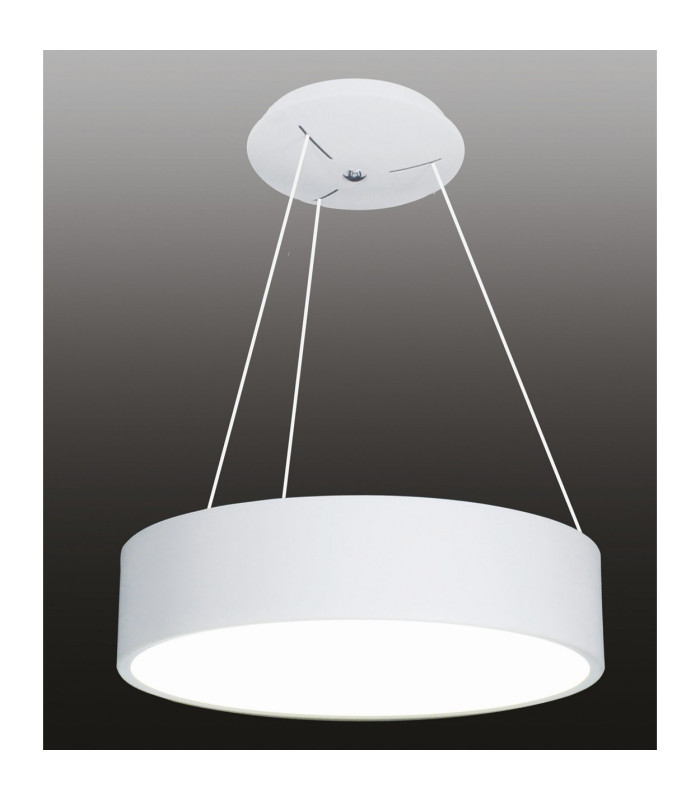 Carla Dimmable LED 60cm Cylindrical Pendant Ceiling Light White 2700-6000K Remote Control-5