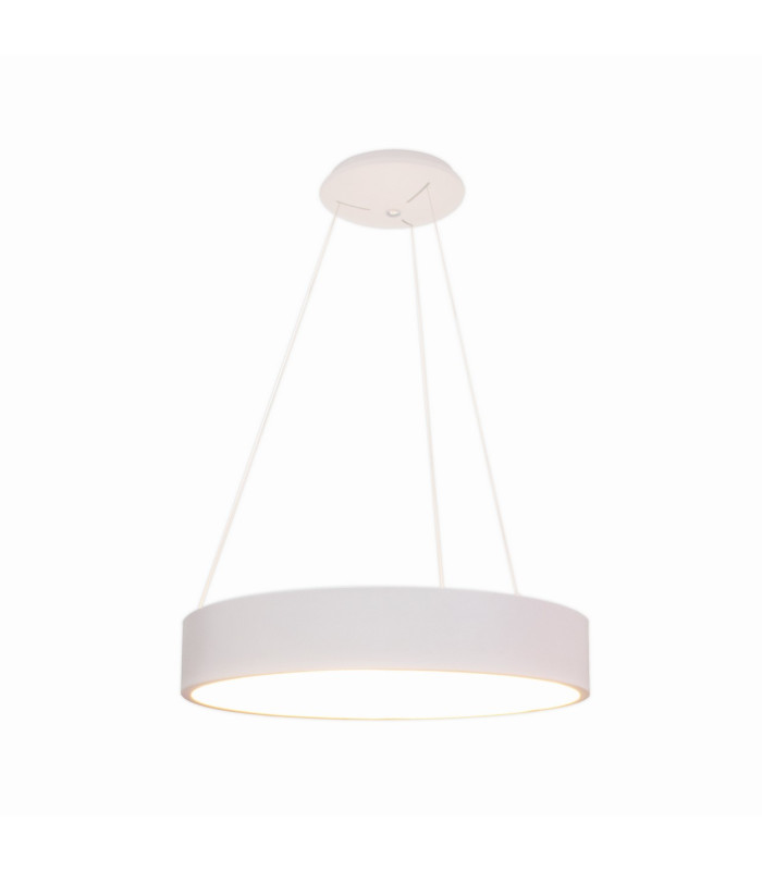 Carla Dimmable LED 60cm Cylindrical Pendant Ceiling Light White 2700-6000K Remote Control-6