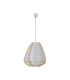 Malmö Pendant Ceiling Light Beige 1xE27-1