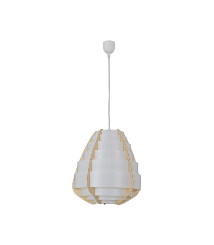 Malmö Pendant Ceiling Light Beige 1xE27-1