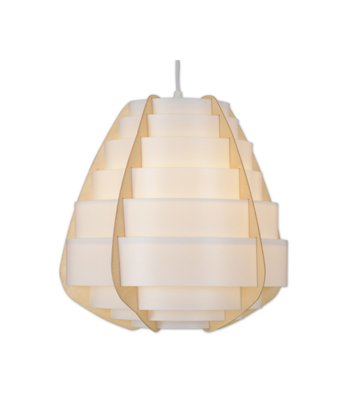Malmö Pendant Ceiling Light Beige 1xE27-5