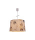 Print Cylindrical Pendant Ceiling Light Brown-5