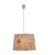 Print Cylindrical Pendant Ceiling Light Brown-6