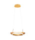 Pisa Dimmable LED Pendant Ceiling Light Gold 3000K-1
