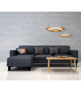 Pisa Dimmable LED Pendant Ceiling Light Gold 3000K-2