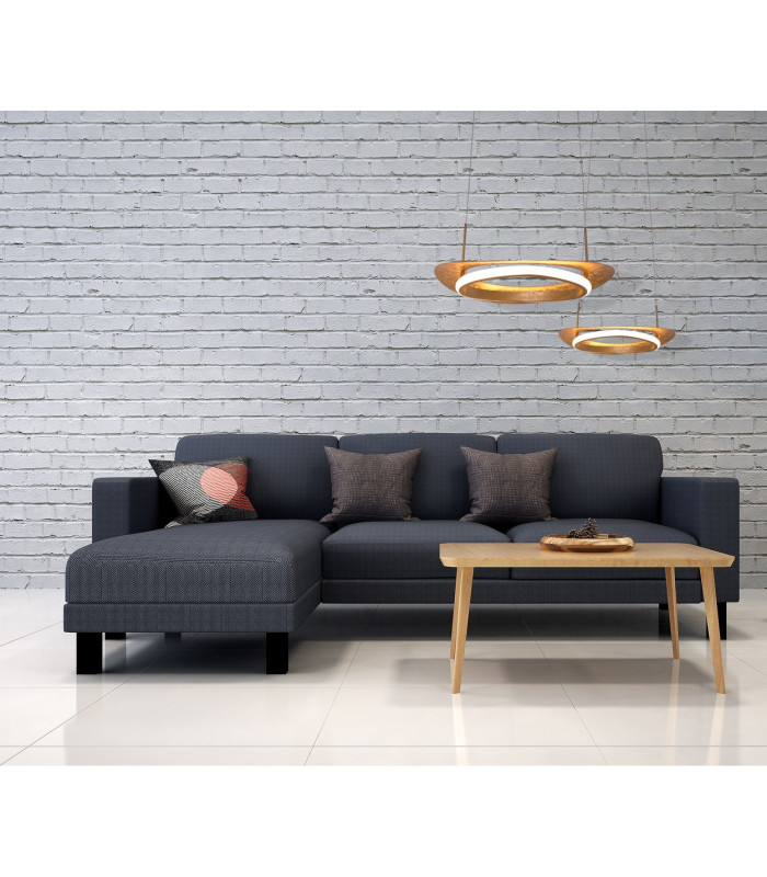 Pisa Dimmable LED Pendant Ceiling Light Gold 3000K-2