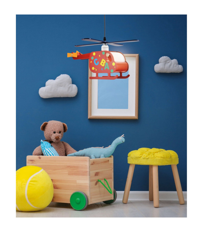 Hubert Childrens Light Multi Colour 1xE27-3
