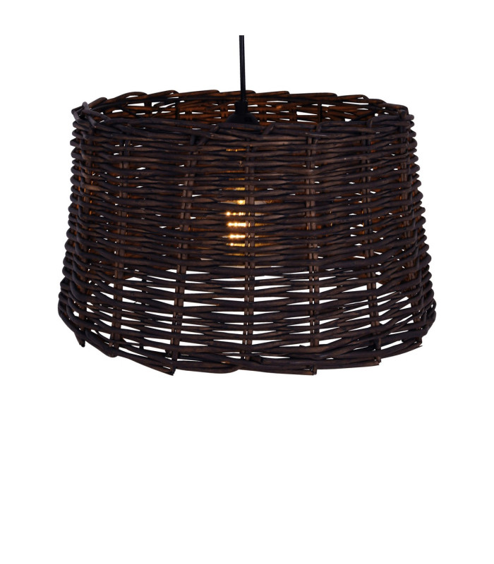Basket Wire Frame Pendant Ceiling Light Brown 1xE27-1