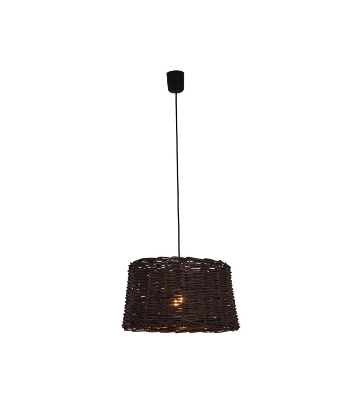 Basket Wire Frame Pendant Ceiling Light Brown 1xE27-4
