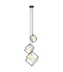 Cadre Cluster Pendant Ceiling Light Black-1