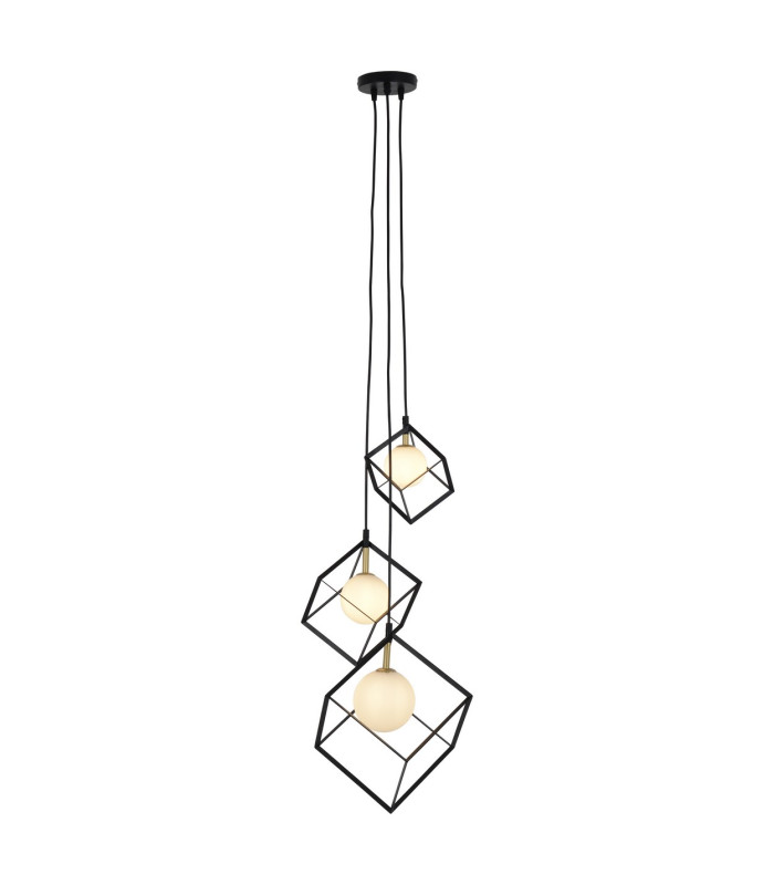Cadre Cluster Pendant Ceiling Light Black-1