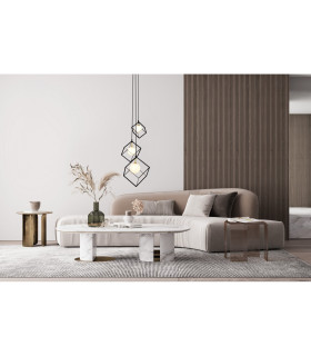 Cadre Cluster Pendant Ceiling Light Black-2