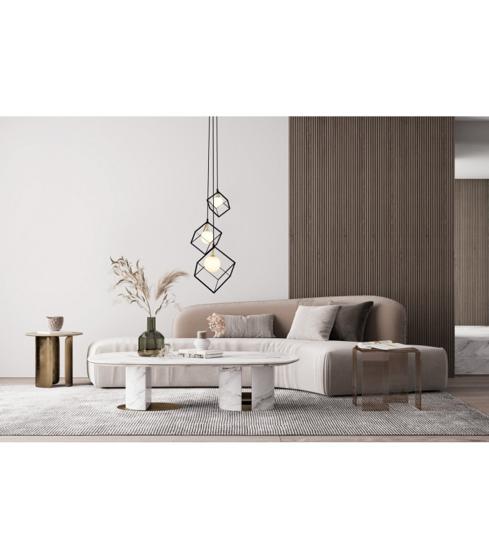 Cadre Cluster Pendant Ceiling Light Black-2