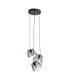 Korie Cluster Pendant Ceiling Light Black 1xE27-1