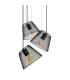 Korie Cluster Pendant Ceiling Light Black 1xE27-7