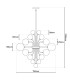 Sphere Spherical Pendant Ceiling Light Chrome-4