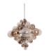 Sphere Spherical Pendant Ceiling Light Chrome-9