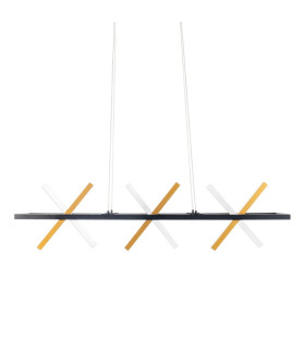 Cadice LED Bar Pendant Ceiling Light Gold 3000K-1
