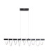 Belleza Dimmable LED Bar Pendant Ceiling Light Black 3200K-1