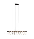 Belleza Dimmable LED Bar Pendant Ceiling Light Black 3200K-7