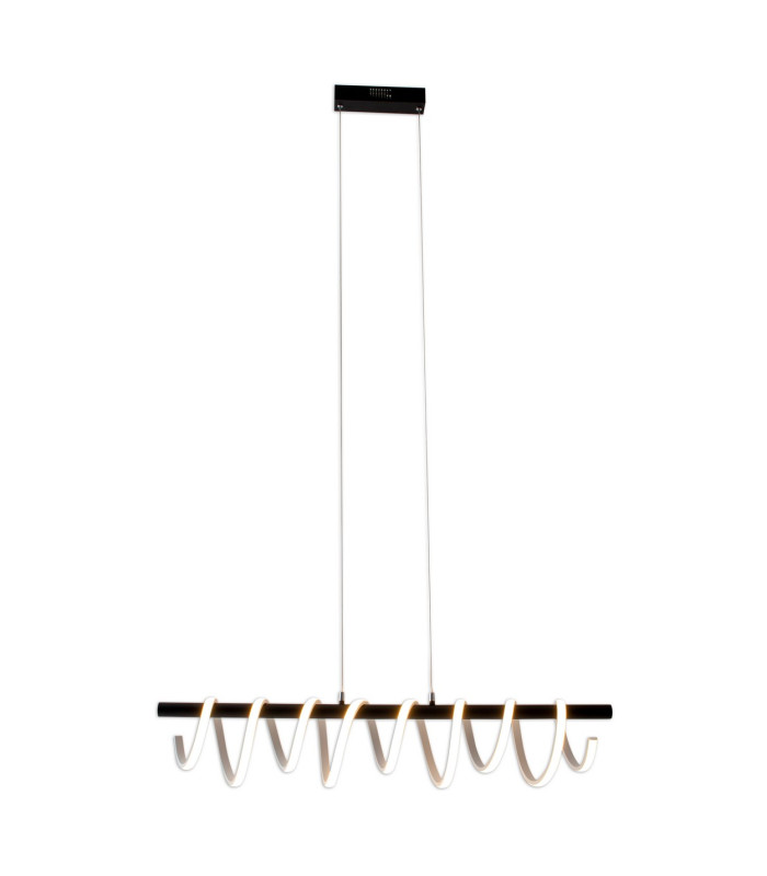 Belleza Dimmable LED Bar Pendant Ceiling Light Black 3200K-7