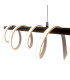 Belleza Dimmable LED Bar Pendant Ceiling Light Black 3200K-9