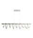 Belleza Dimmable LED Bar Pendant Ceiling Light Satin Nickel 2900K-1