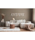 Belleza Dimmable LED Bar Pendant Ceiling Light Satin Nickel 2900K-3