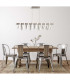 Belleza Dimmable LED Bar Pendant Ceiling Light Satin Nickel 2900K-4