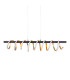Belleza Dimmable LED Bar Pendant Ceiling Light Gold 2900K-6