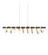Belleza Dimmable LED Bar Pendant Ceiling Light Gold 2900K-7