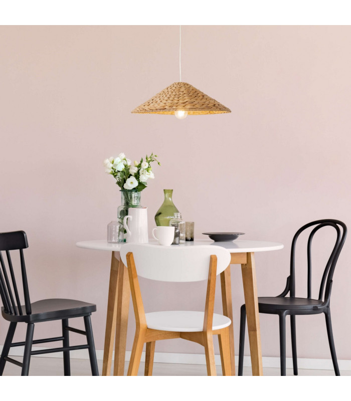 Naeve Dome Pendant Ceiling Light Nature 1xE27-2