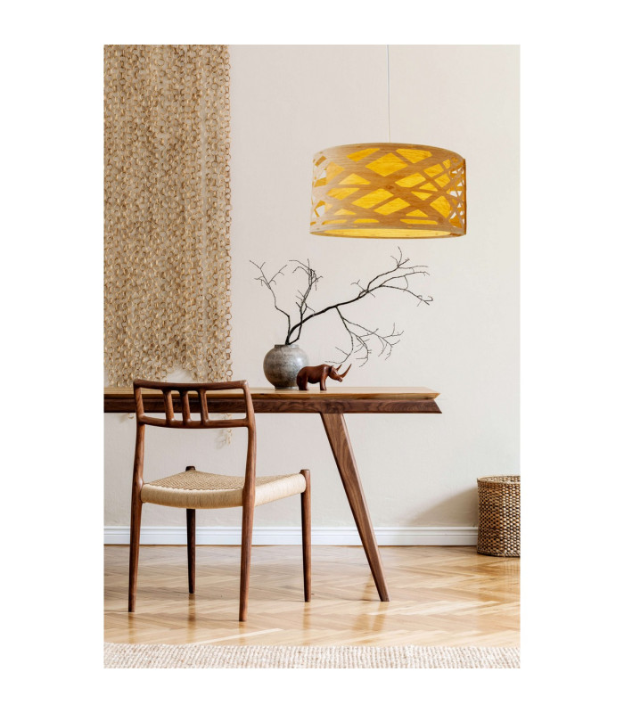Finja Cylindrical Pendant Ceiling Light Nature-3