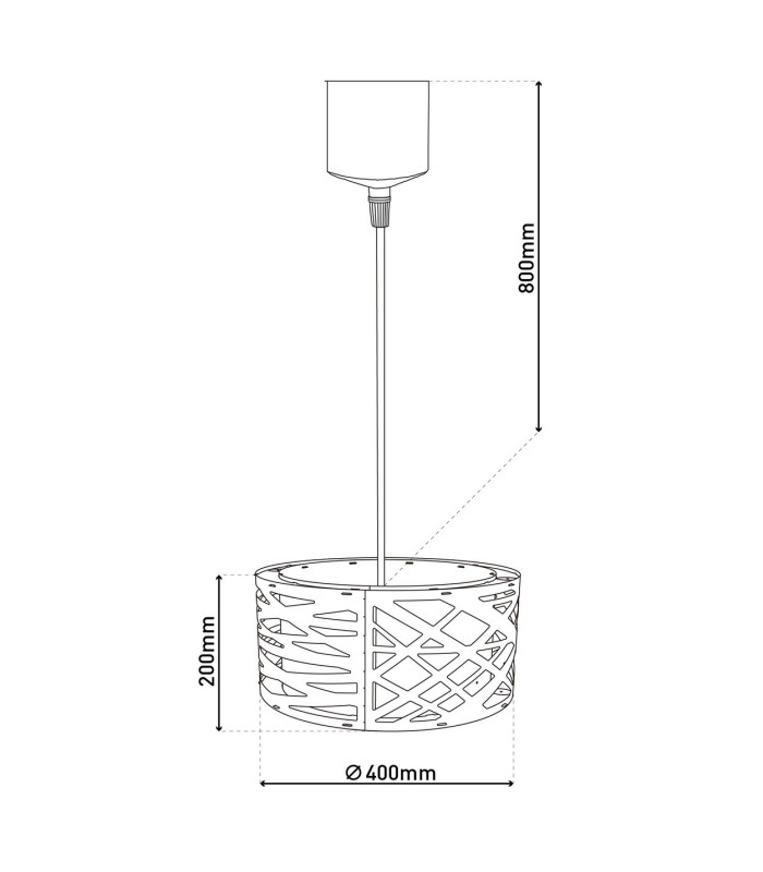 Finja Cylindrical Pendant Ceiling Light Nature-4