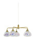 Varna LED Multi Arm Pendant Ceiling Light Brass 2500K-6