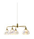 Varna LED Multi Arm Pendant Ceiling Light Brass 2500K-8