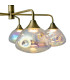 Varna LED Multi Arm Pendant Ceiling Light Brass 2500K-9
