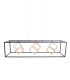 Tripolis Dimmable LED Bar Pendant Ceiling Light Black 2800K-1